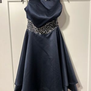 Navy blue formal dress